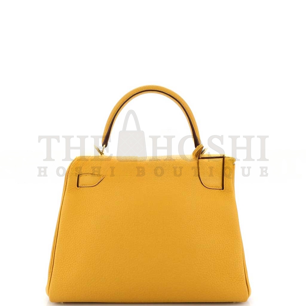 H**me5 KELLY 28 AMBER YELLOW WITH GOLD HARDWARE (28*22*10cm) Master Quality